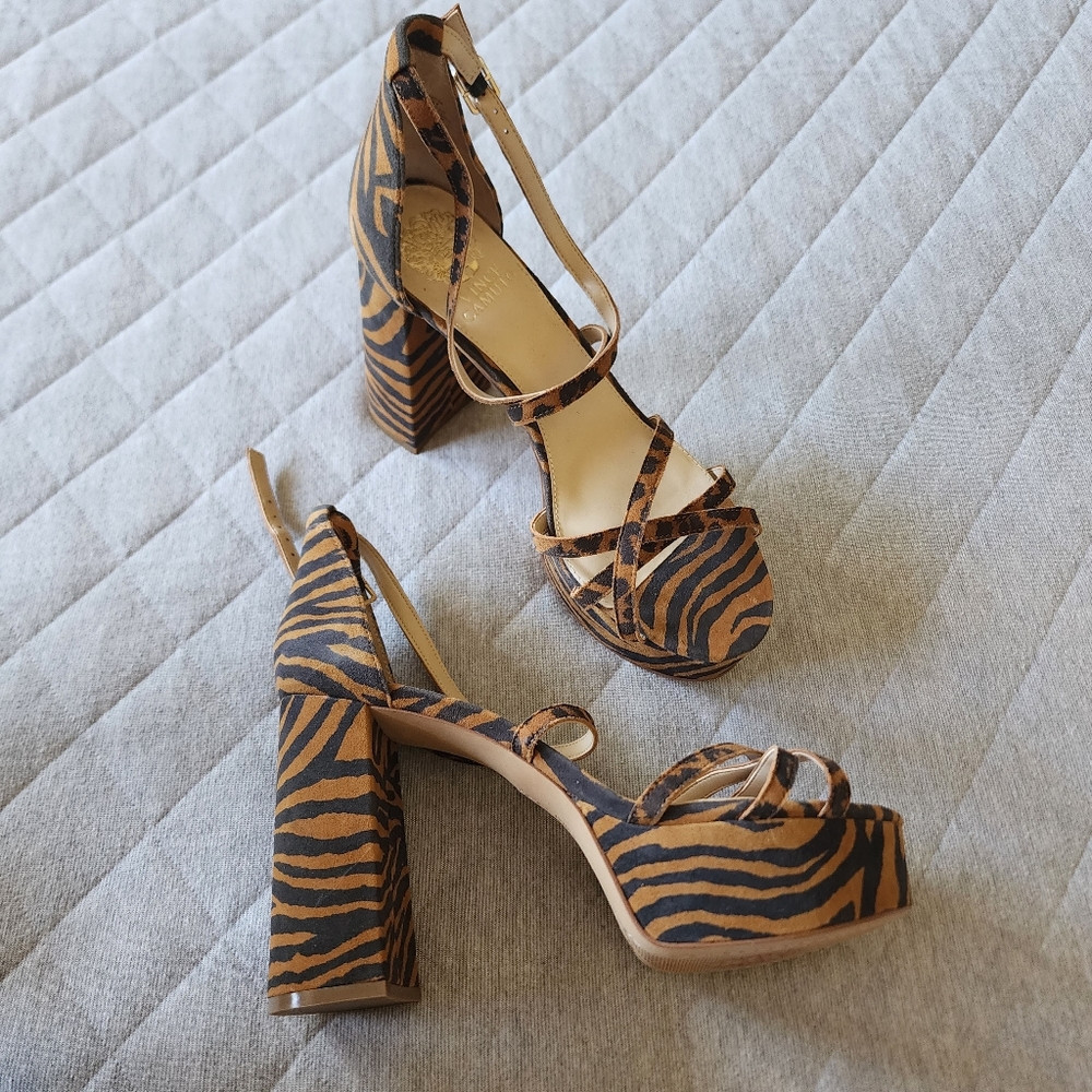 Vince Camuto Platform‎ Heeled Sandals 9.5